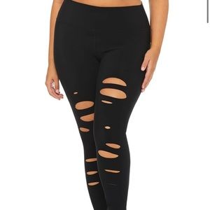 Alo Yoga High Waist ripped warrior legging